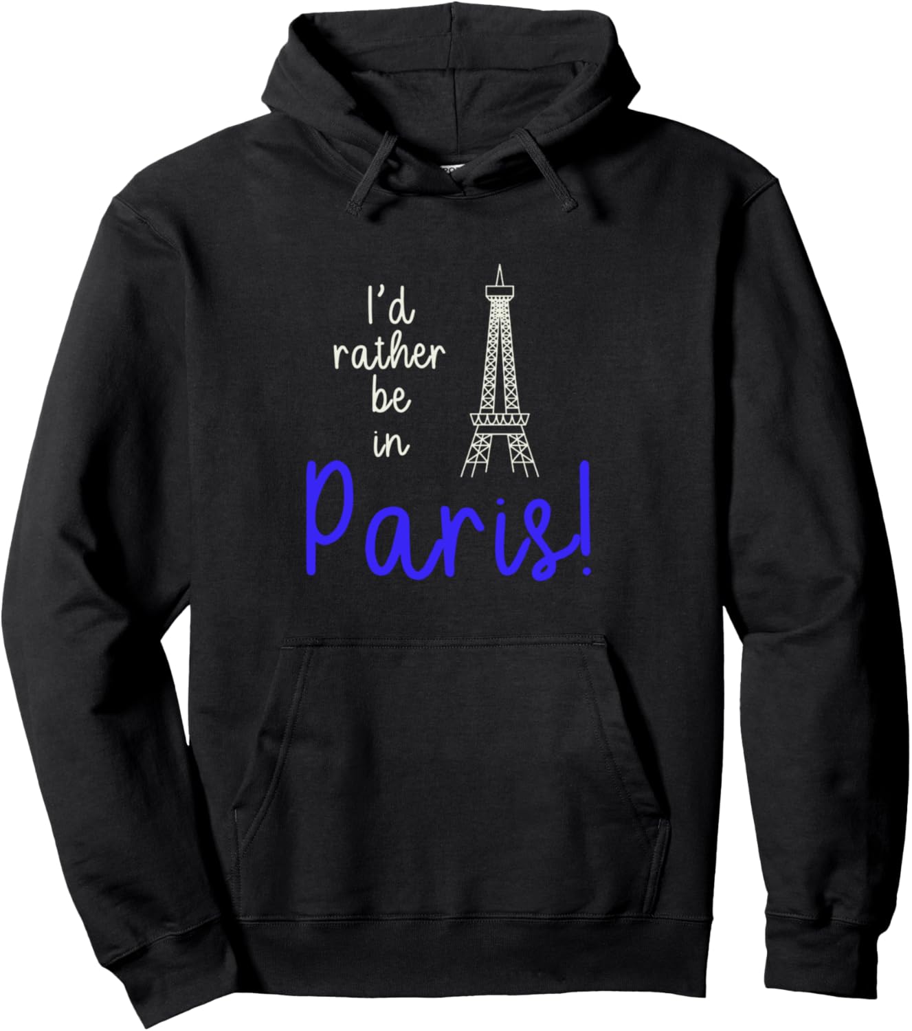 Толстовка с надписью «Я бы предпочел быть в Париже» Paris Souvenir With Paris Sights Merch, черный
Толстовка с надписью «Я бы предпочел быть в Париже» Paris Souvenir With Paris Sights Merch, черный