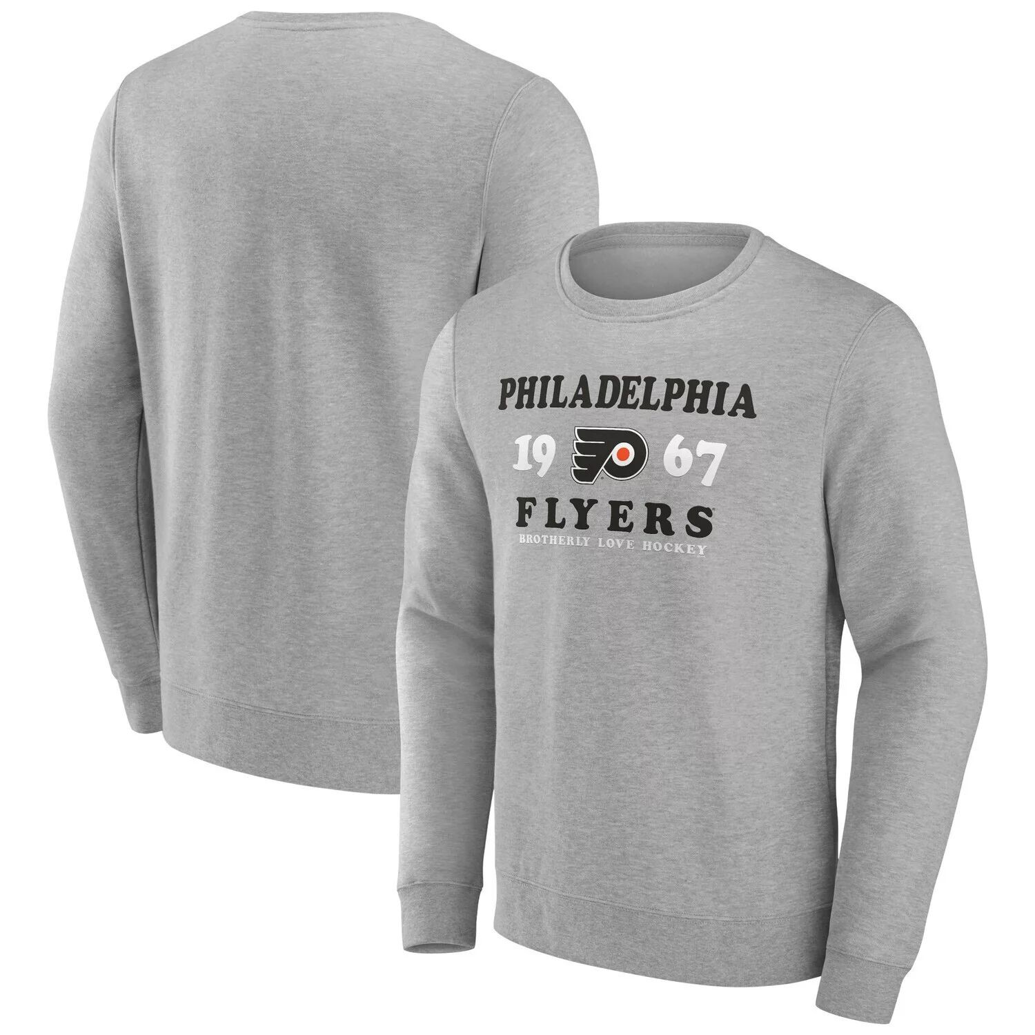 Мужской пуловер с логотипом Heather Charcoal Philadelphia Flyers Fierce Competitor Fanatics
Мужской пуловер с логотипом Heather Charcoal Philadelphia Flyers Fierce Competitor Fanatics