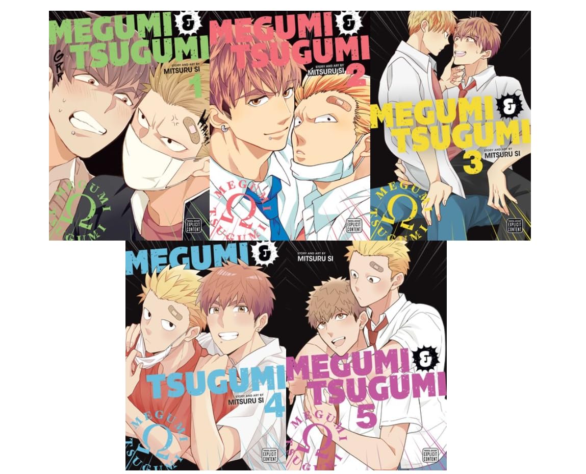 Megumi & Tsugumi Volumes 1-5 - A Spicy, Enemies-to-Lovers Boys’ Love Comedy (Generic)
Megumi & Tsugumi Volumes 1-5 - A Spicy, Enemies-to-Lovers Boys’ Love Comedy (Generic)