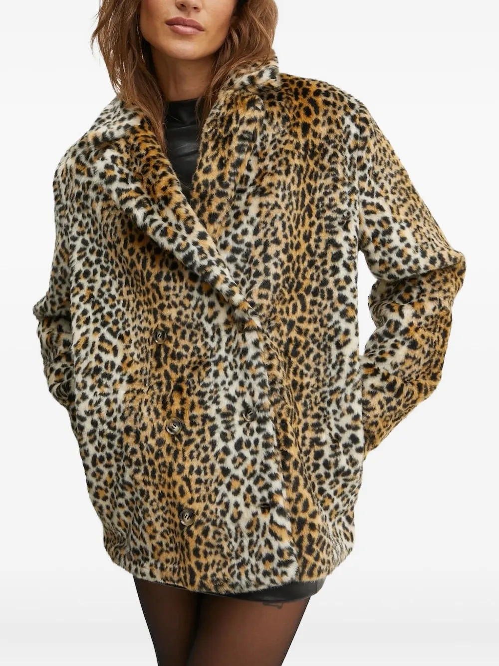 Шуба из искусственного меха с леопардовым принтом Bardot, желтый
Шуба из искусственного меха с леопардовым принтом Bardot, желтый