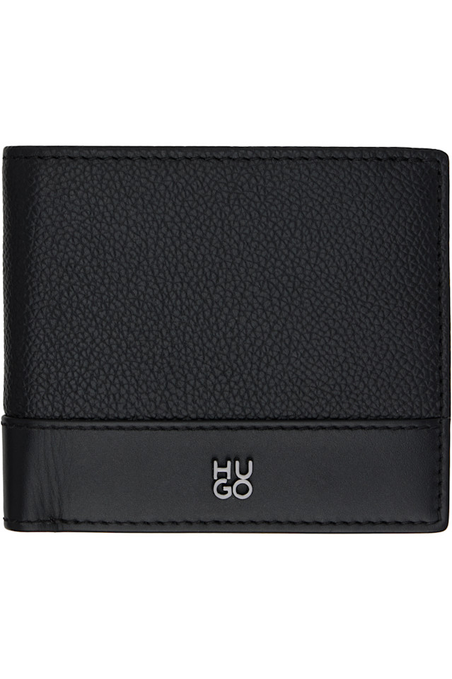Кожаный кошелек бифолд Hugo, черный
Кожаный кошелек бифолд Hugo, черный