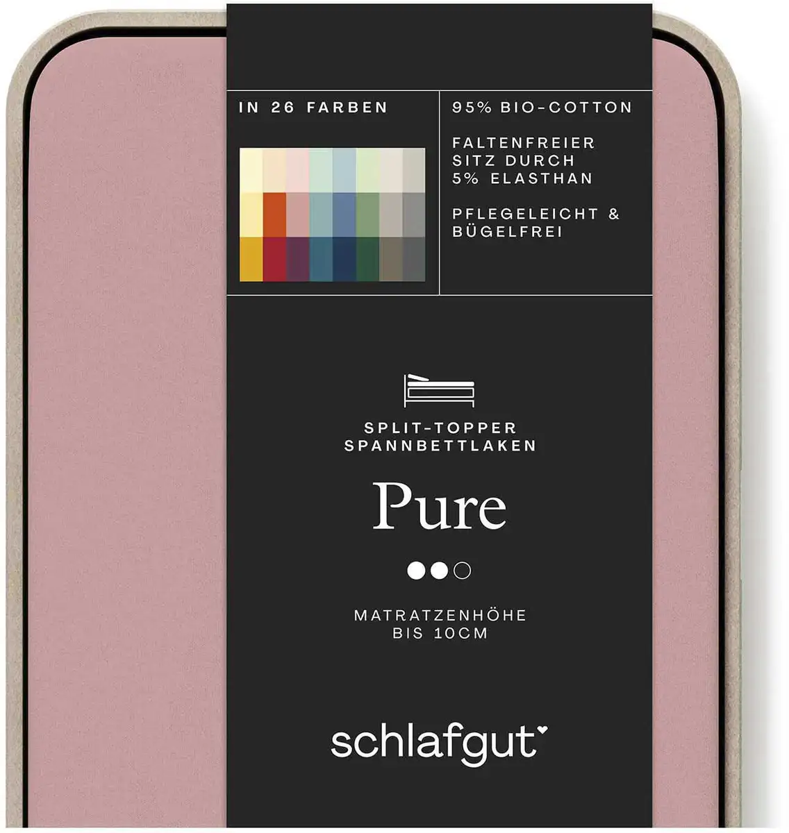 Простыня Schlafgut "Pure Split-Topper", СДЕЛАНО В ЗЕЛЕНОМ ЦВЕТЕ от OEKO-TEX 180-200х200-220 см, 1 шт., фиолетовый
Простыня Schlafgut "Pure Split-Topper", СДЕЛАНО В ЗЕЛЕНОМ ЦВЕТЕ от OEKO-TEX 180-200х200-220 см, 1 шт., фиолетовый