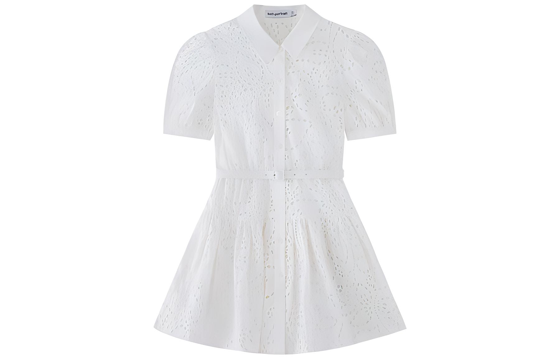 Женское платье с коротким рукавом Self portrait Self-portrait, белый
Женское платье с коротким рукавом Self portrait Self-portrait, белый