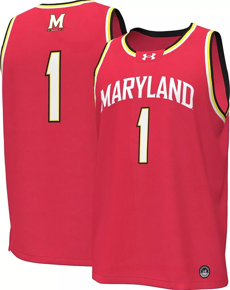 Мужская красная баскетбольная майка Under Armour Maryland Terrapins #1
Мужская красная баскетбольная майка Under Armour Maryland Terrapins #1