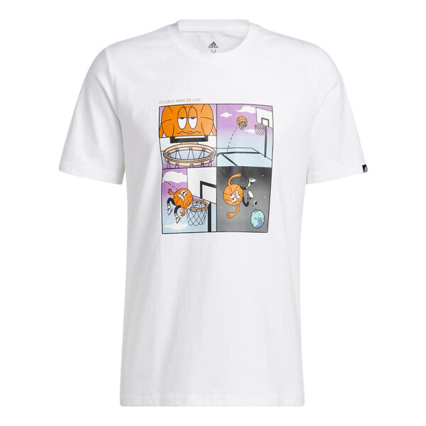 Футболка Men's adidas Cartoon Shooting Printing Pattern Round Neck Short Sleeve White T-Shirt, мультиколор
Футболка Men's adidas Cartoon Shooting Printing Pattern Round Neck Short Sleeve White T-Shirt, мультиколор