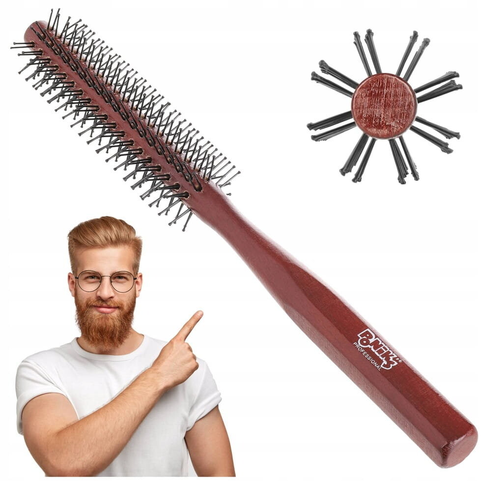 Мужская щетка для укладки и укладки волос Quiff Roller, деревянная ручка Ponik'S
Мужская щетка для укладки и укладки волос Quiff Roller, деревянная ручка Ponik'S