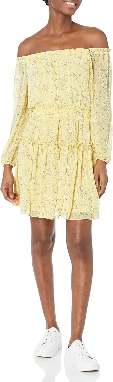 Женское платье Tommy Hilfiger Eloise с открытыми плечами, Sunshine Multi
Женское платье Tommy Hilfiger Eloise с открытыми плечами, Sunshine Multi