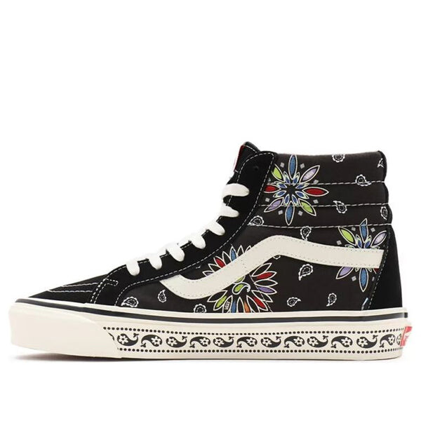 Кроссовки sk8-hi 38 dx 'anaheim factory - paisley' Vans, черный
Кроссовки sk8-hi 38 dx 'anaheim factory - paisley' Vans, черный