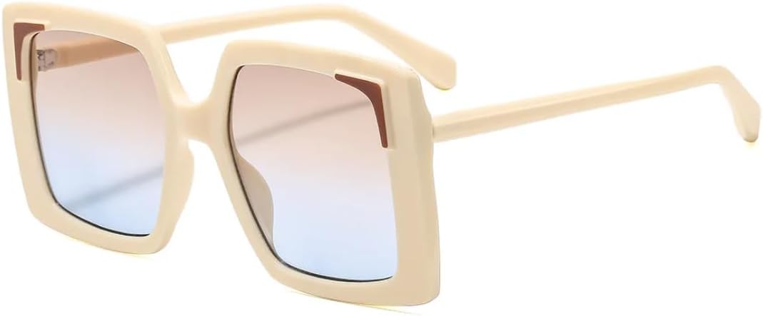 Ретро-солнцезащитные очки с квадратной оправой и градиентным переходом цвета для женщин, модные и универсальные, для мужчин, с защитой от УФ-излучения UV400 UATXTAU, Beige Tea Blue
Ретро-солнцезащитные очки с квадратной оправой и градиентным переходом цвета для женщин, модные и универсальные, для мужчин, с защитой от УФ-излучения UV400 UATXTAU, Beige Tea Blue