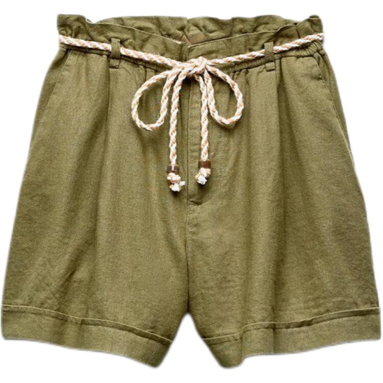 Повседневные шорты женские цвета хаки Zara
Повседневные шорты женские цвета хаки Zara