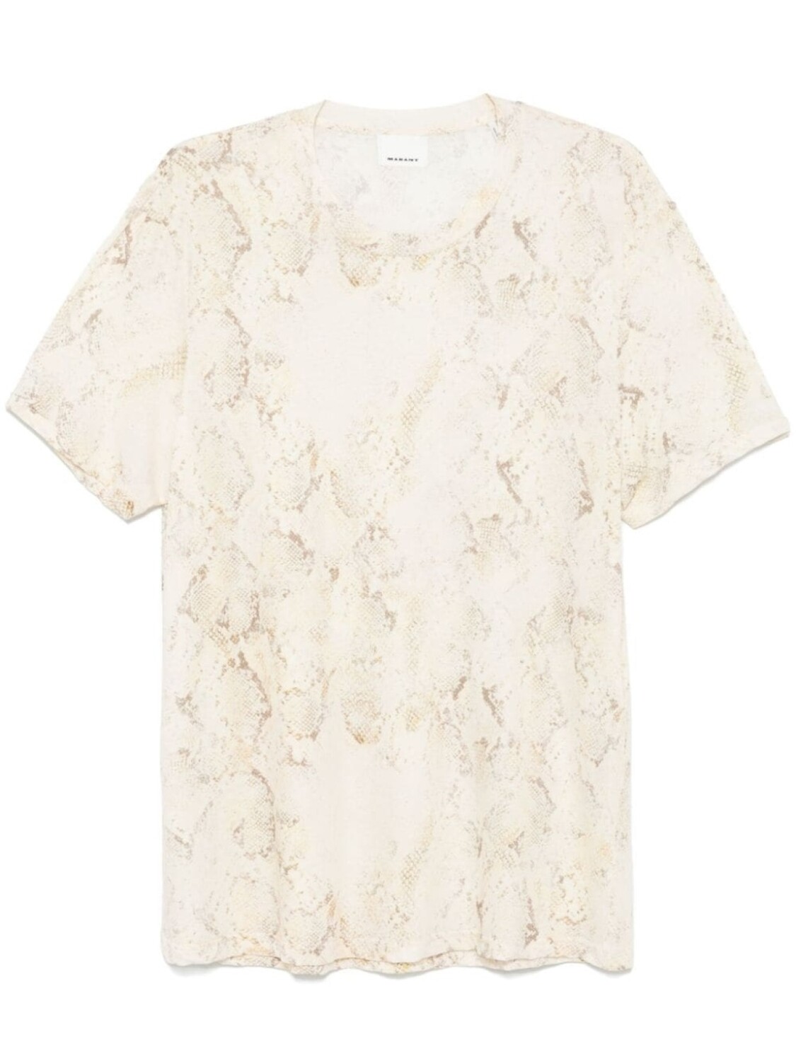 Футболка MARANT с принтом под змеиную кожу, серый
Футболка MARANT с принтом под змеиную кожу, серый