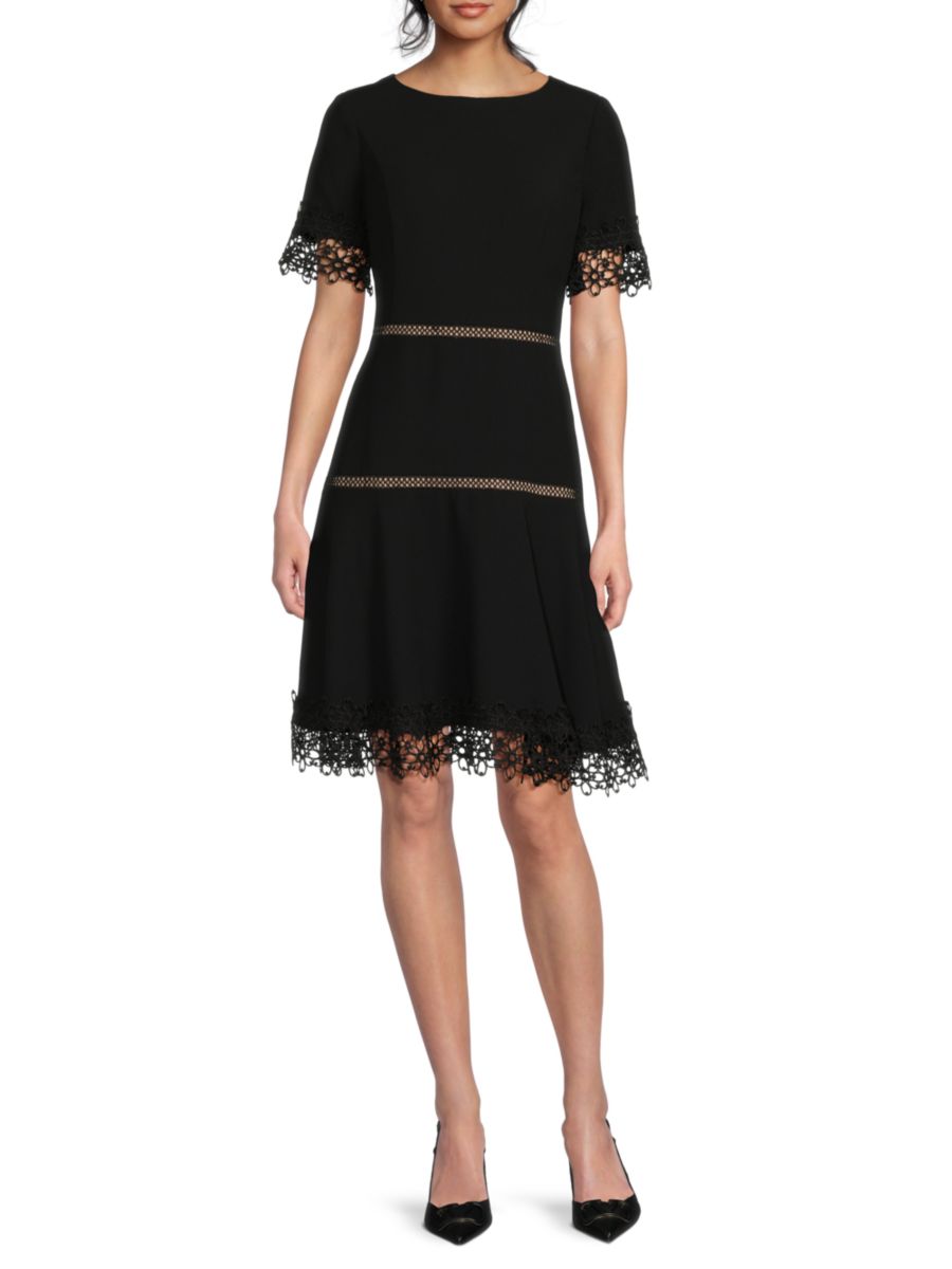 Платье с кружевной отделкой Focus by Shani, черный
Платье с кружевной отделкой Focus by Shani, черный