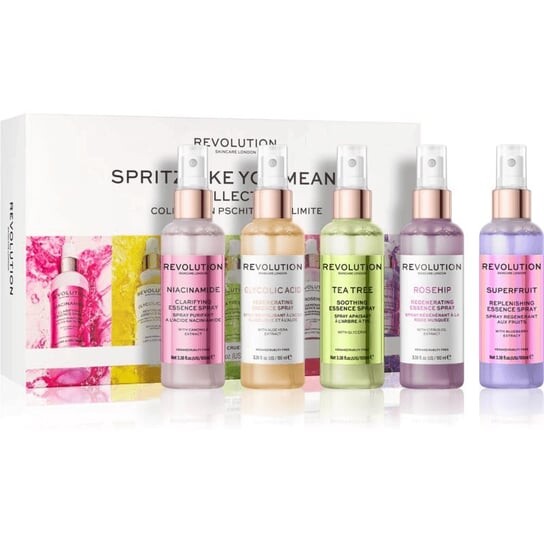 Набор спреев для лица, 5x100 мл Revolution Skincare, Spritz Like You Mean It
Набор спреев для лица, 5x100 мл Revolution Skincare, Spritz Like You Mean It