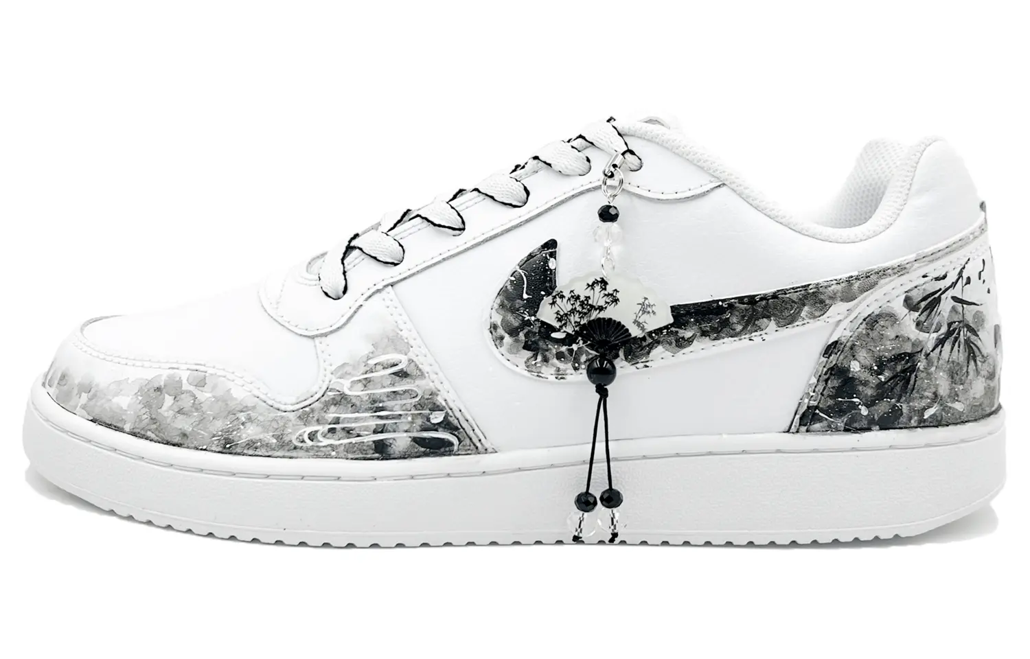 Nike Низкие противоскользящие кроссовки для скейтбординга EBERNON, мужские, черно-белые 
Nike Низкие противоскользящие кроссовки для скейтбординга EBERNON, мужские, черно-белые