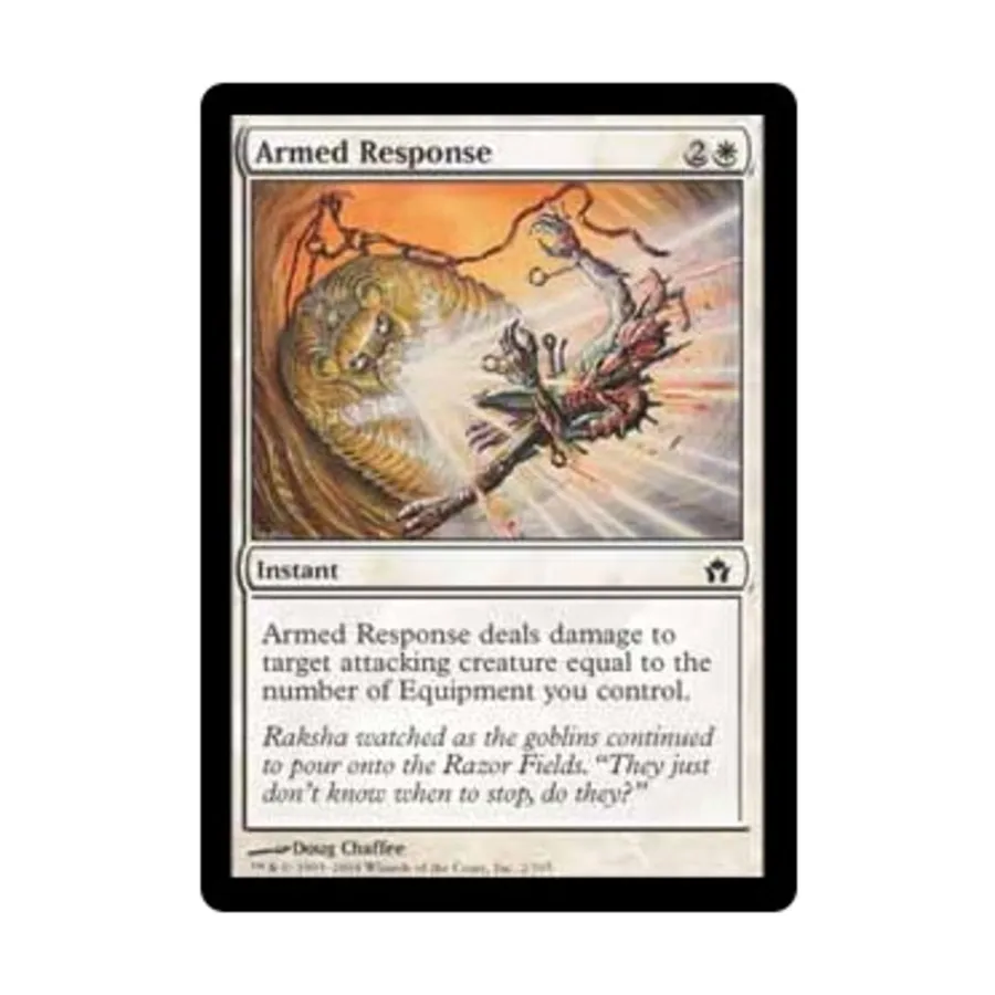 CCG Вооруженный ответ (C) (Рольга), MTG - Fifth Dawn
CCG Вооруженный ответ (C) (Рольга), MTG - Fifth Dawn