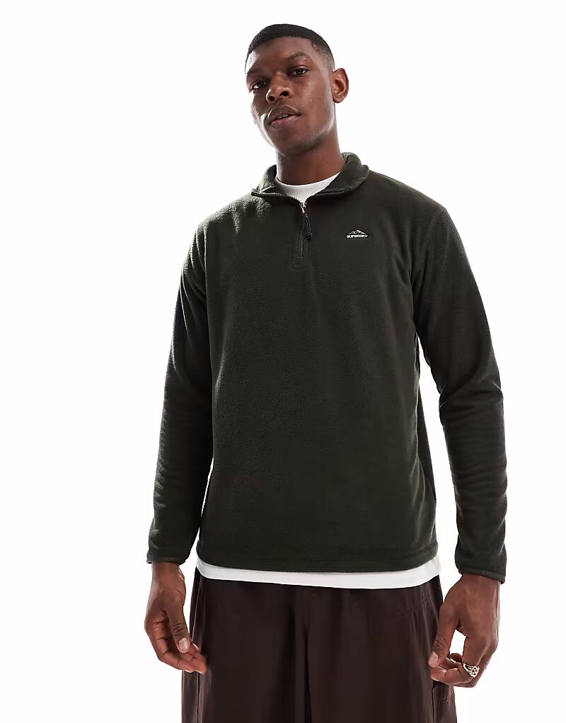 Флисовая кофта Superdry Polar с застежкой-молнией на половину длины, цвет оливковый
Флисовая кофта Superdry Polar с застежкой-молнией на половину длины, цвет оливковый