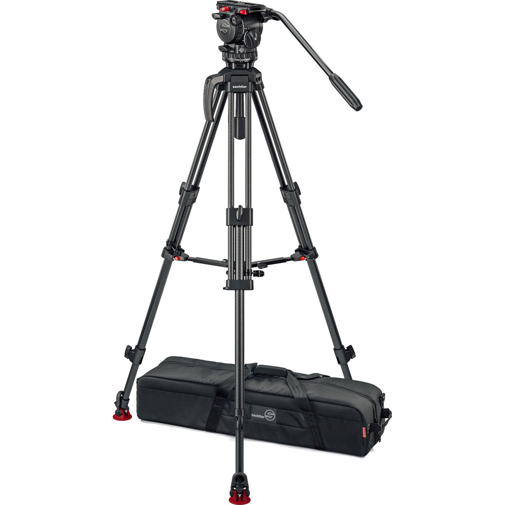Штативная система Sachtler 75/2 Mark II из углеродного волокна с жидкостной головкой FSB 6 MK II и распоркой среднего уровня
Штативная система Sachtler 75/2 Mark II из углеродного волокна с жидкостной головкой FSB 6 MK II и распоркой среднего уровня