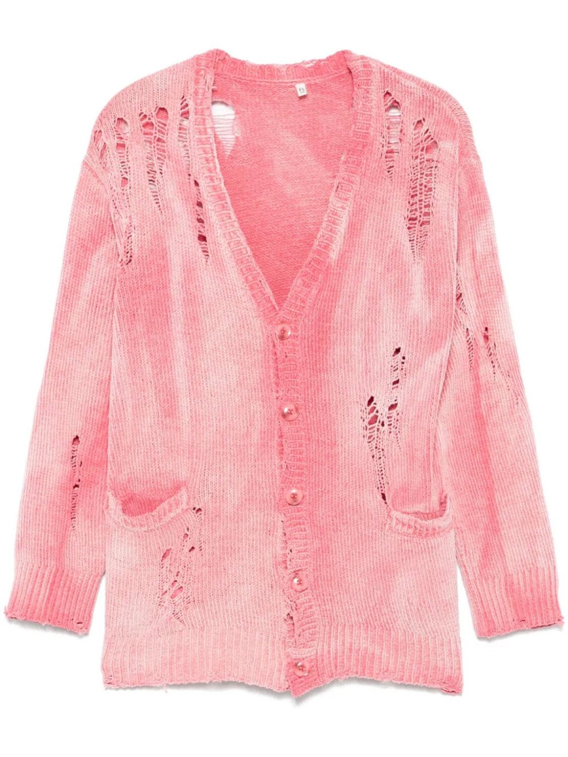 Кардиган R13 с потертостями, розовый
Кардиган R13 с потертостями, розовый