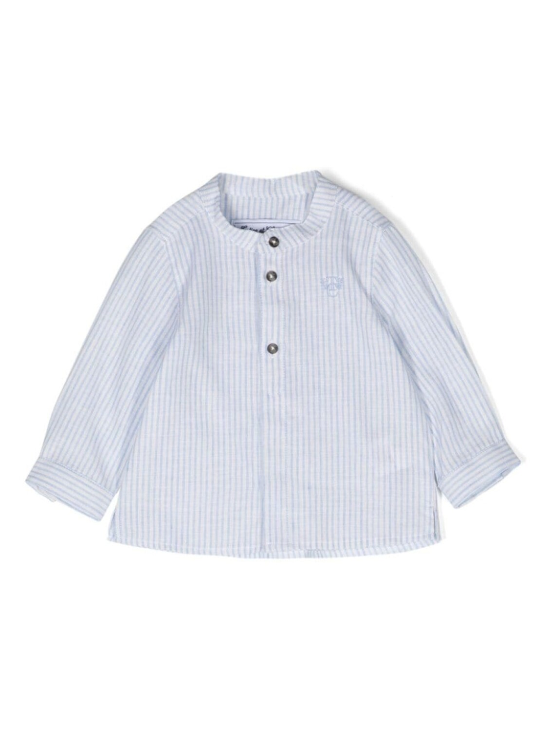 Полосатая рубашка с вышитым логотипом Tartine Et Chocolat, синий
Полосатая рубашка с вышитым логотипом Tartine Et Chocolat, синий