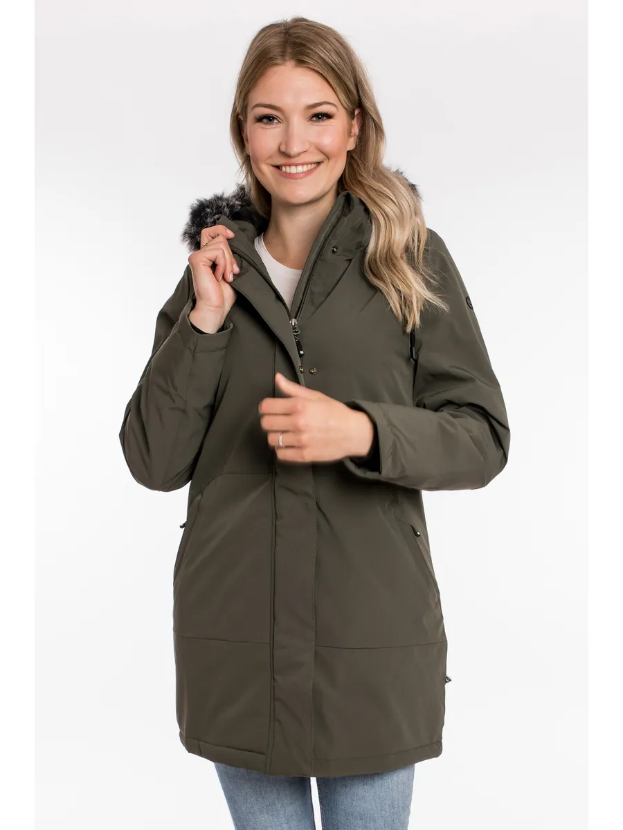 DEPROC Active Parka "DIAMOND PEAK Women", со съемной отделкой из искусственного меха, цвет Stone
DEPROC Active Parka "DIAMOND PEAK Women", со съемной отделкой из искусственного меха, цвет Stone