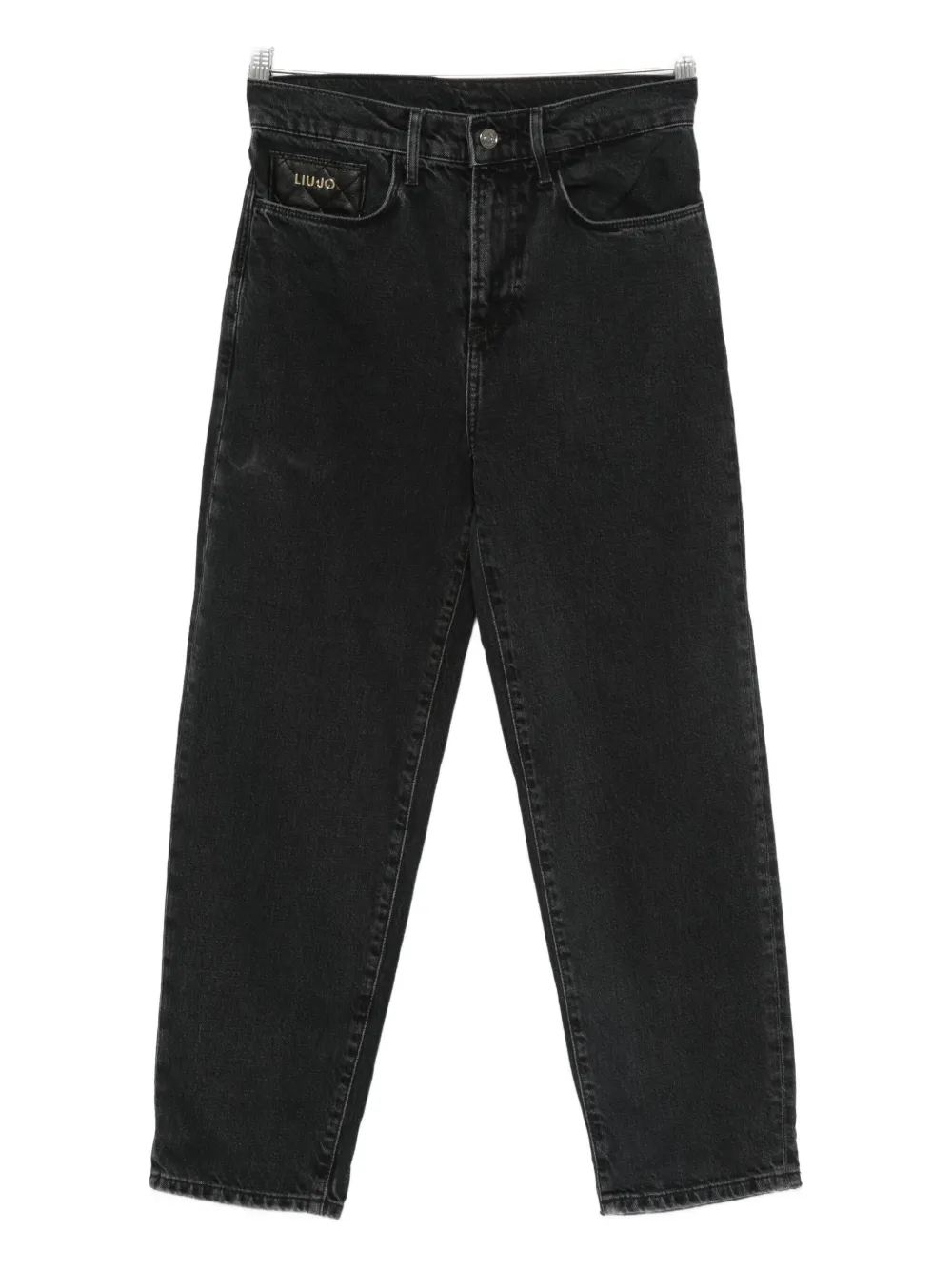 Джинсы прямого кроя с логотипом LIU JO, черный
Джинсы прямого кроя с логотипом LIU JO, черный
