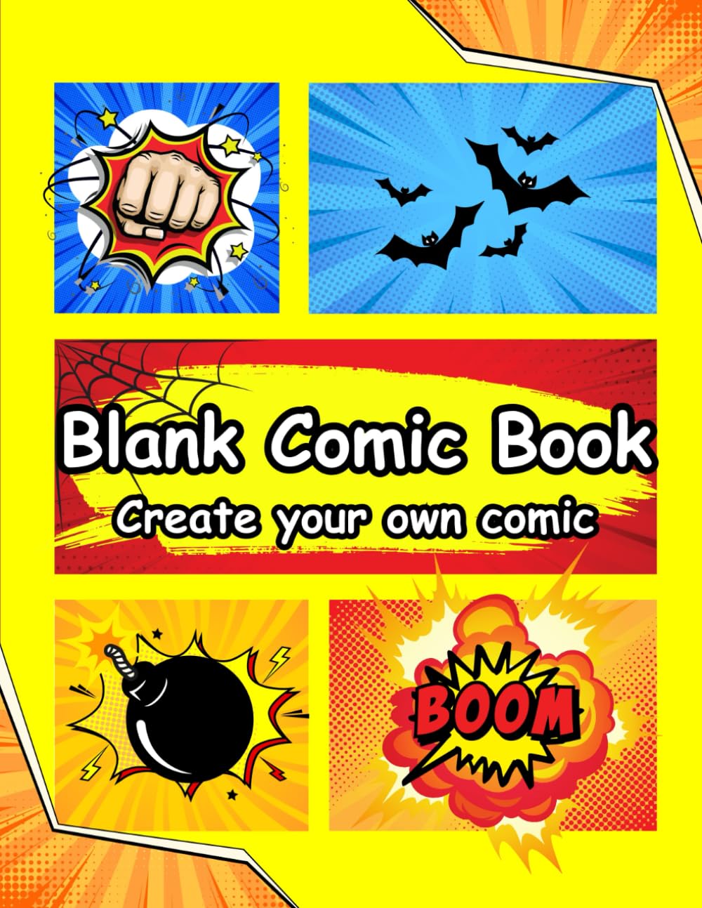 Blank Comic Book - for kids teens and adults (Independently published)
Blank Comic Book - for kids teens and adults (Independently published)