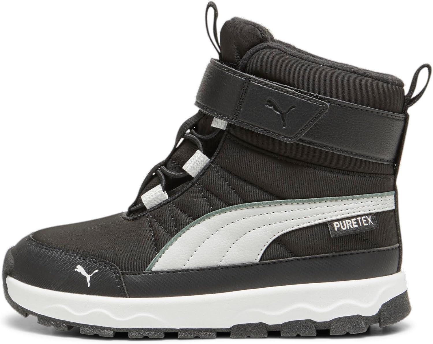 Ботинки PUMA Kids Evolve с альтернативной застежкой, белый/черный/серый
Ботинки PUMA Kids Evolve с альтернативной застежкой, белый/черный/серый