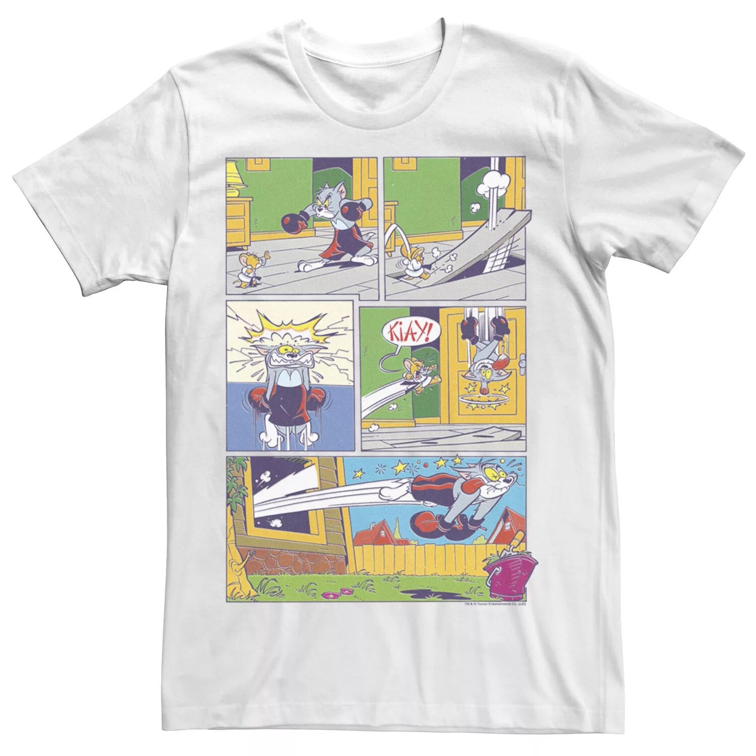 Мужская футболка с вставками в виде комиксов «Том и Джерри» Licensed Character
Мужская футболка с вставками в виде комиксов «Том и Джерри» Licensed Character