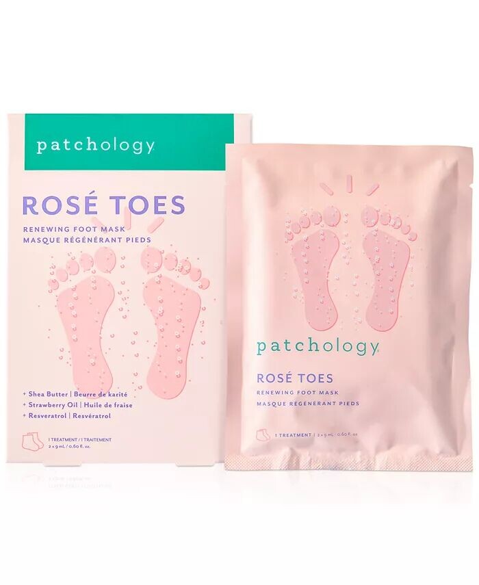 Обновляющая маска для ног Rosé Toes Patchology
Обновляющая маска для ног Rosé Toes Patchology