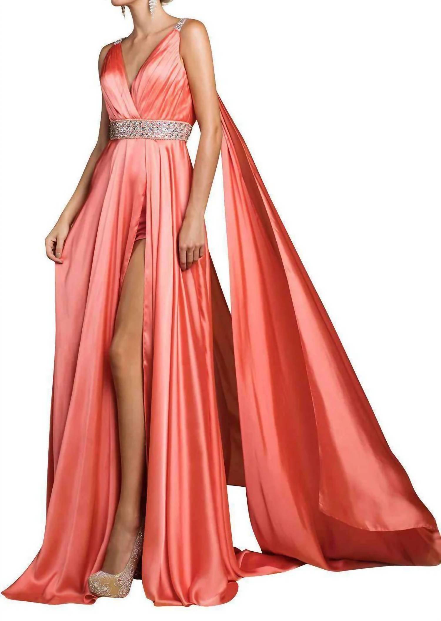 A0065 In Coral Cinderella Divine 
A0065 In Coral Cinderella Divine