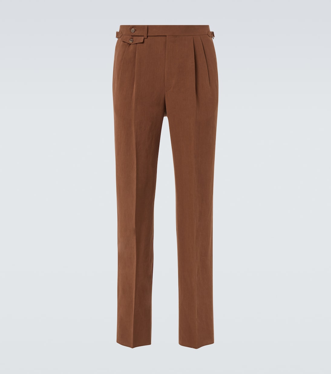 Льняные сужающиеся брюки Dunhill, коричневый
Льняные сужающиеся брюки Dunhill, коричневый