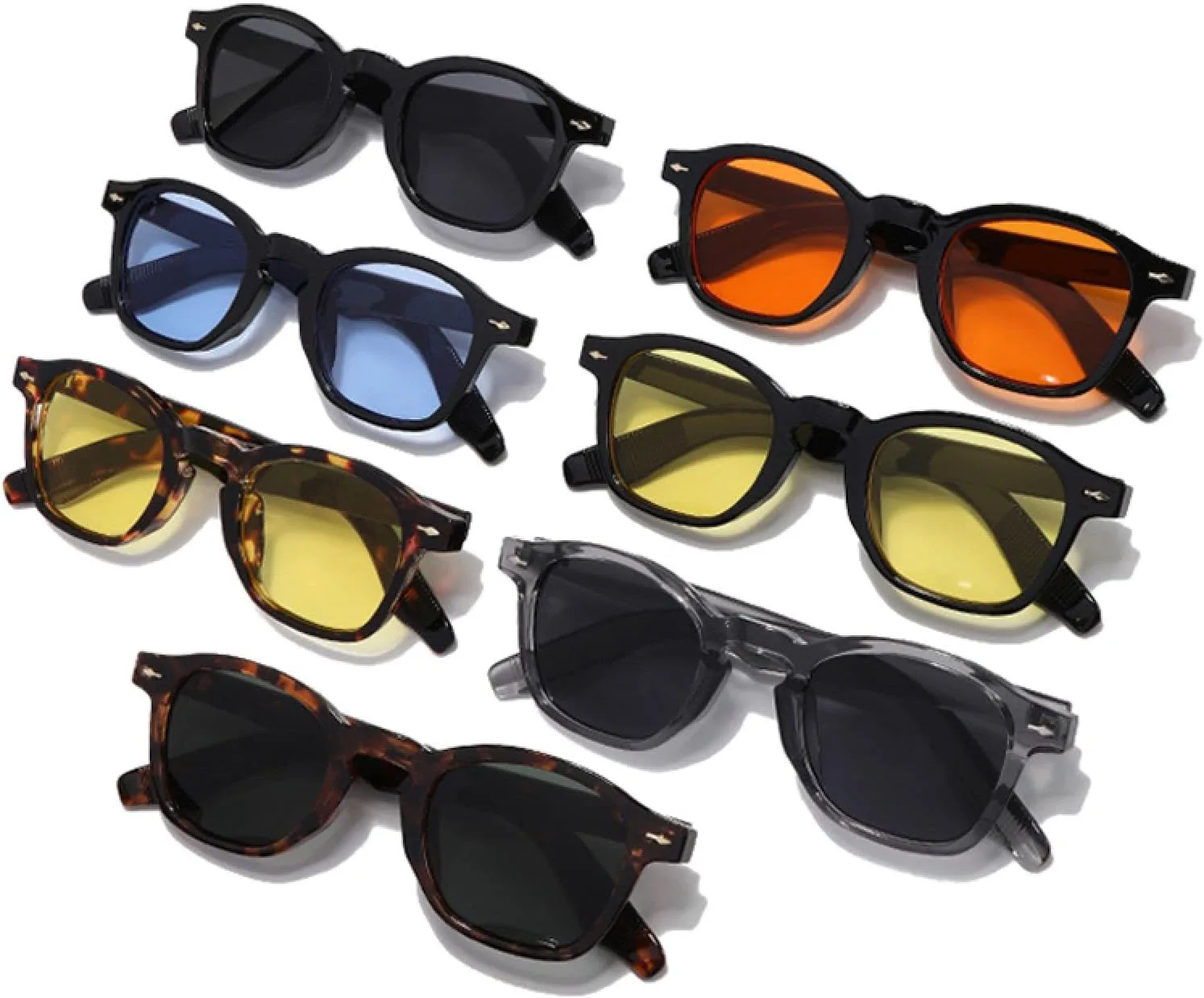 Популярные модные женские солнцезащитные очки конфетных цветов, винтажные мужские очки в стиле панк с заклепками, солнцезащитные очки UV400 VVTWSSW, Black Yellow
Популярные модные женские солнцезащитные очки конфетных цветов, винтажные мужские очки в стиле панк с заклепками, солнцезащитные очки UV400 VVTWSSW, Black Yellow