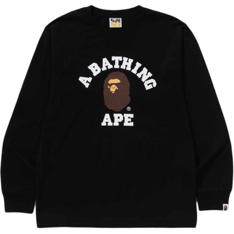 Футболка Bape College с длинным рукавом SS22 A BATHING APE, черный
Футболка Bape College с длинным рукавом SS22 A BATHING APE, черный