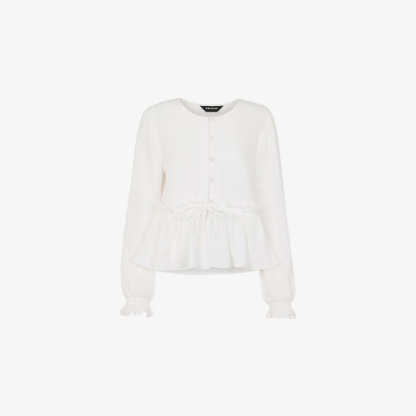 Блуза Whistles Button-Down с пуговицами, белый
Блуза Whistles Button-Down с пуговицами, белый