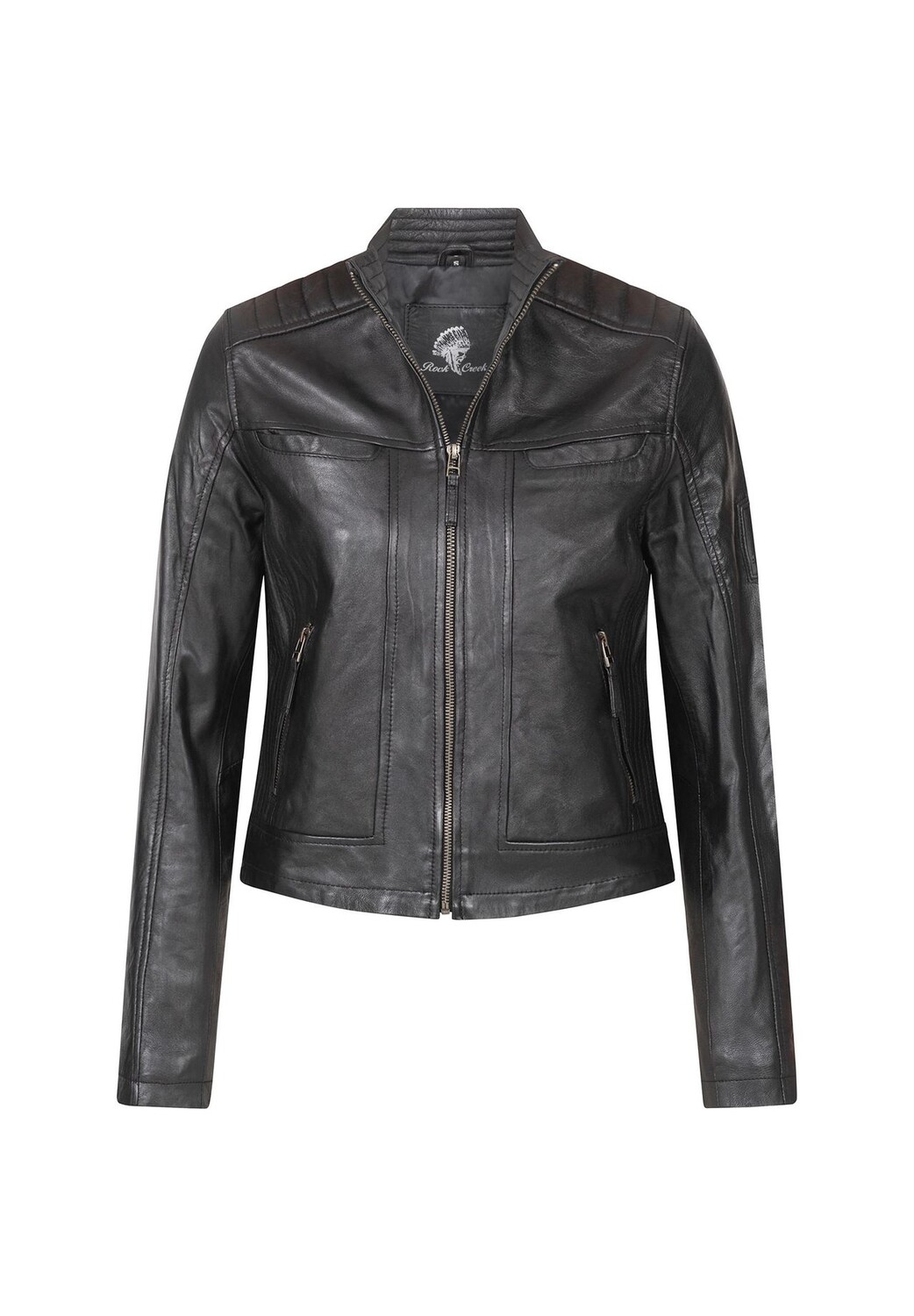 Кожаный пиджак Rock Creek, черный
Кожаный пиджак Rock Creek, черный