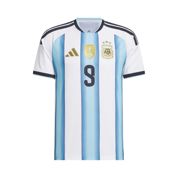 Домашняя футболка Adidas Argentina 26 Альвареса, цвет белый/ледяной синий
Домашняя футболка Adidas Argentina 26 Альвареса, цвет белый/ледяной синий
