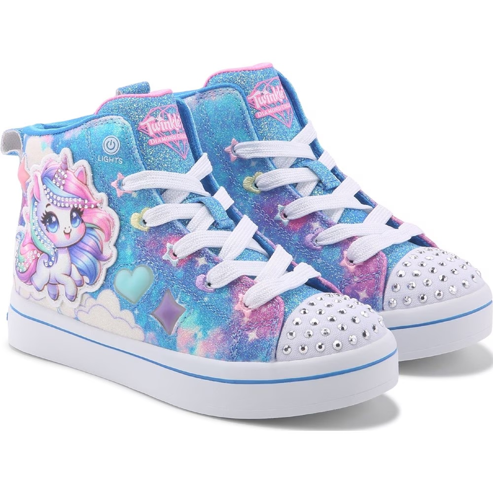 Мерцающие искры освещают кроссовки. Skechers, мультиколор
Мерцающие искры освещают кроссовки. Skechers, мультиколор