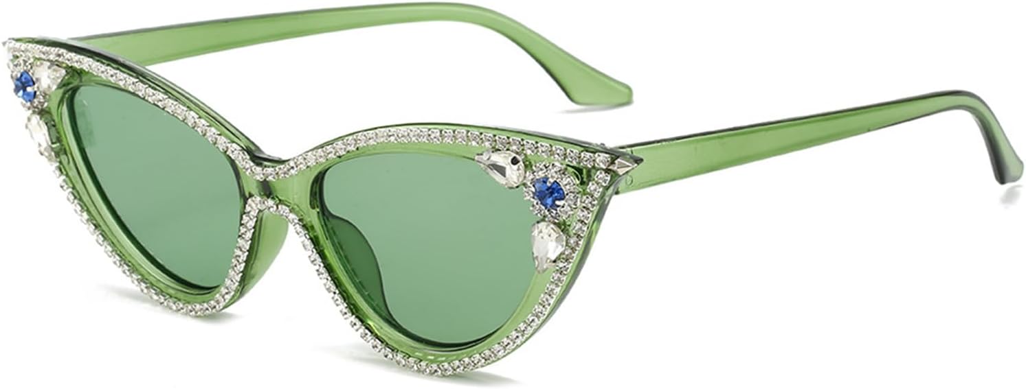 Willochra Модные солнцезащитные очки «кошачий глаз» с бриллиантами для женщин, блестящие солнцезащитные очки со стразами, розовые, для вечеринок, с защитой от УФ-излучения, Green
Willochra Модные солнцезащитные очки «кошачий глаз» с бриллиантами для женщин, блестящие солнцезащитные очки со стразами, розовые, для вечеринок, с защитой от УФ-излучения, Green