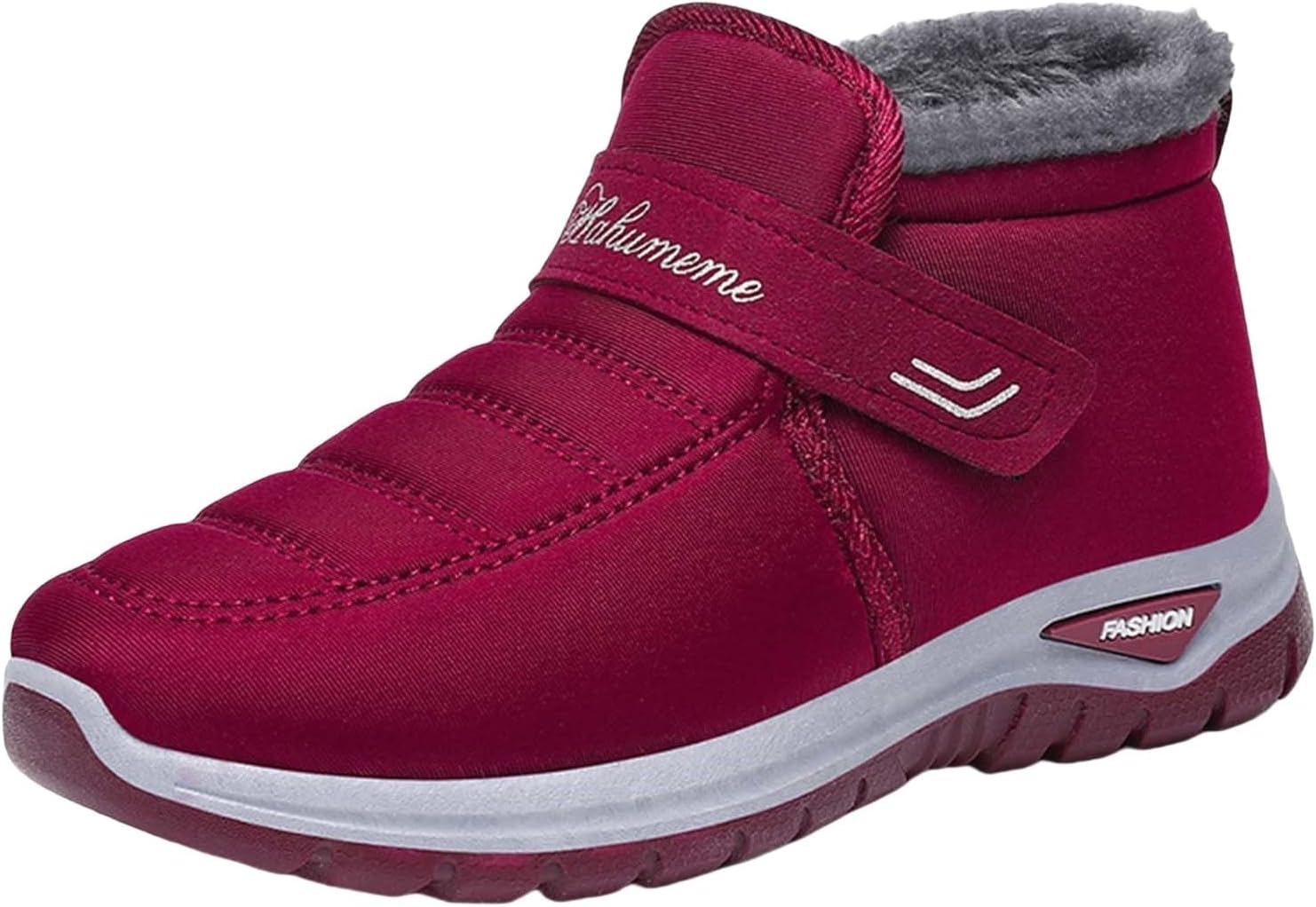 Мужские и женские зимние ботинки для снега с легкой подошвой, высокой устойчивостью, для ходьбы, на щиколотку, с меховой подкладкой, противоскользящие ботиночки Generic, красный
Мужские и женские зимние ботинки для снега с легкой подошвой, высокой устойчивостью, для ходьбы, на щиколотку, с меховой подкладкой, противоскользящие ботиночки Generic, красный