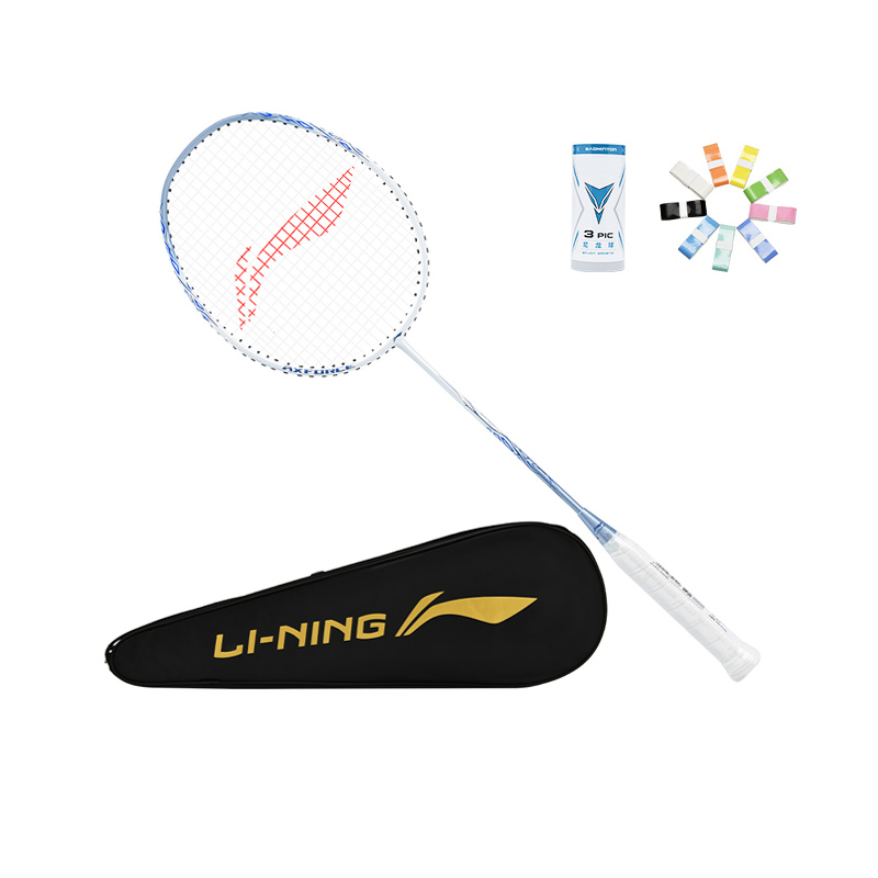 LINING Thunder Series 9 углеродно-алюминиевая бадминтонная ракетка для атакующей игры жесткая головка продвинутый уровень унисекс 3U/G5 белый синий
LINING Thunder Series 9 углеродно-алюминиевая бадминтонная ракетка для атакующей игры жесткая головка продвинутый уровень унисекс 3U/G5 белый синий