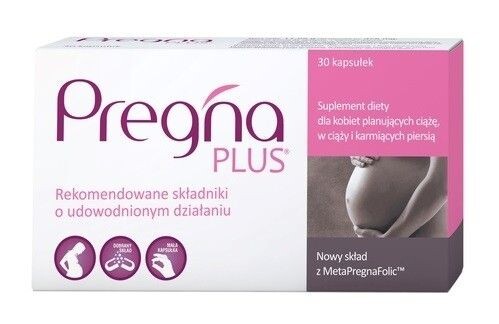 Витамины для мам и беременных Pregna Plus, 30 шт
Витамины для мам и беременных Pregna Plus, 30 шт