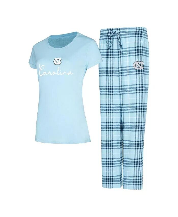 Женская футболка Carolina Blue North Carolina Tar Heels Vector, фланелевые штаны, комплект для сна Concepts Sport
Женская футболка Carolina Blue North Carolina Tar Heels Vector, фланелевые штаны, комплект для сна Concepts Sport