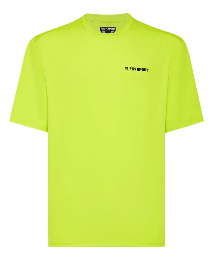 Футболка в рубчик, круглый вырез, короткий рукав Plein Sport, желтый
Футболка в рубчик, круглый вырез, короткий рукав Plein Sport, желтый