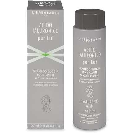 Тонизирующий шампунь для душа с гиалуроновой кислотой для мужчин 8,4 унции Lerbolario
Тонизирующий шампунь для душа с гиалуроновой кислотой для мужчин 8,4 унции Lerbolario