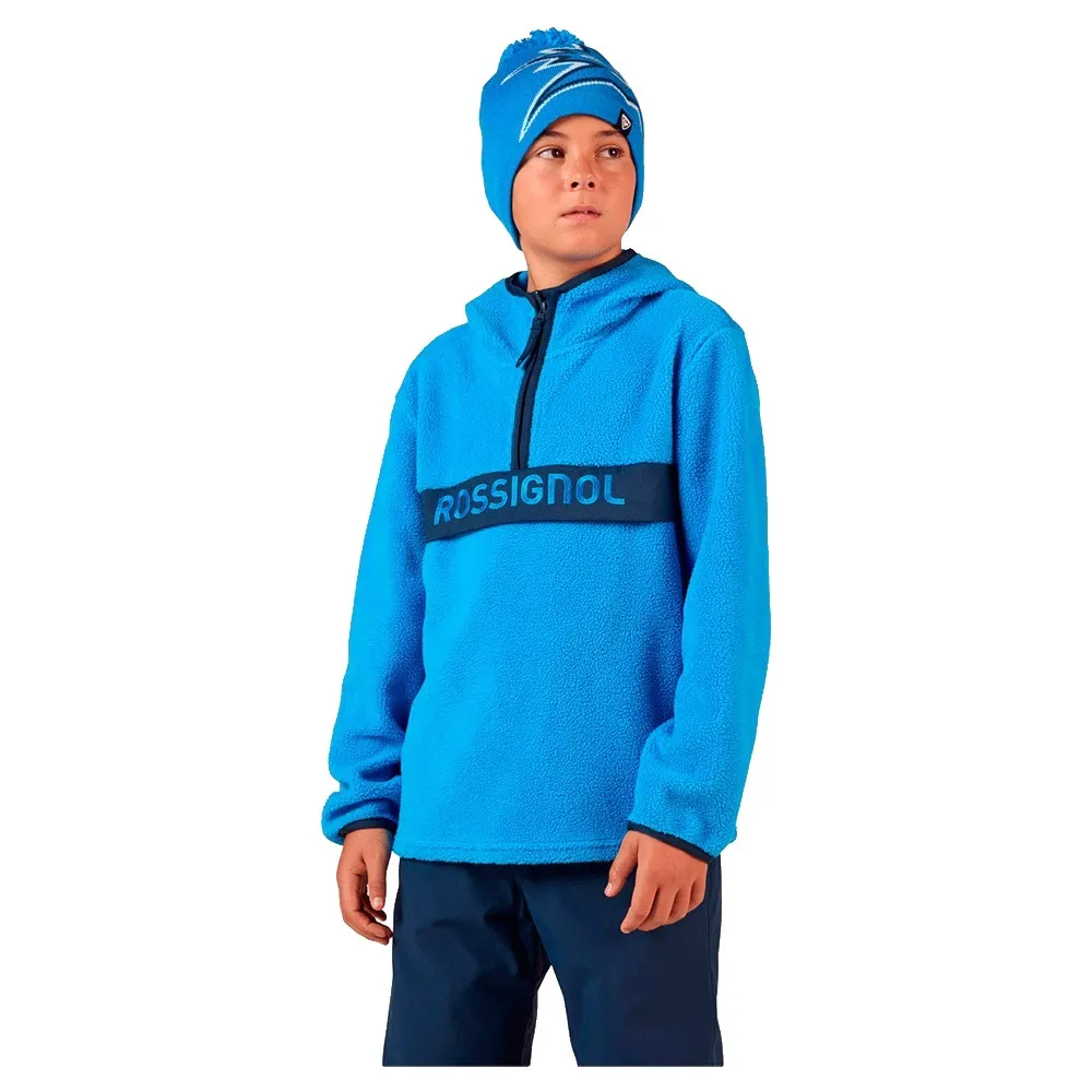 Флис Rossignol Alltrack Anorak full zip, синий
Флис Rossignol Alltrack Anorak full zip, синий