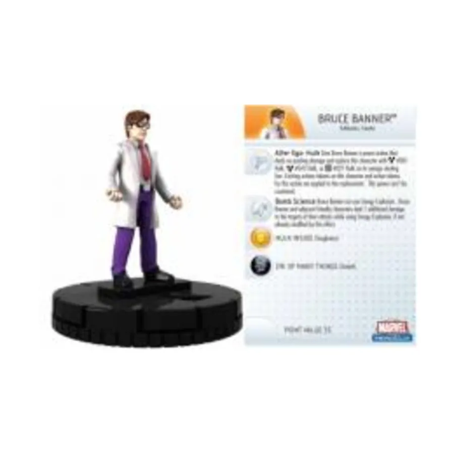 Брюс Бэннер (К), Marvel HeroClix - Incredible Hulk - Singles
Брюс Бэннер (К), Marvel HeroClix - Incredible Hulk - Singles