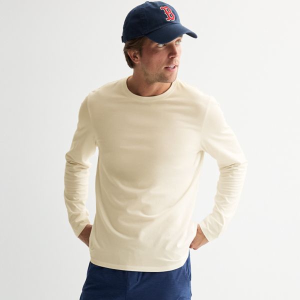 Мужская футболка Premier Flex с длинным рукавом и круглым вырезом Apt. 9, бежевый 
Мужская футболка Premier Flex с длинным рукавом и круглым вырезом Apt. 9, бежевый