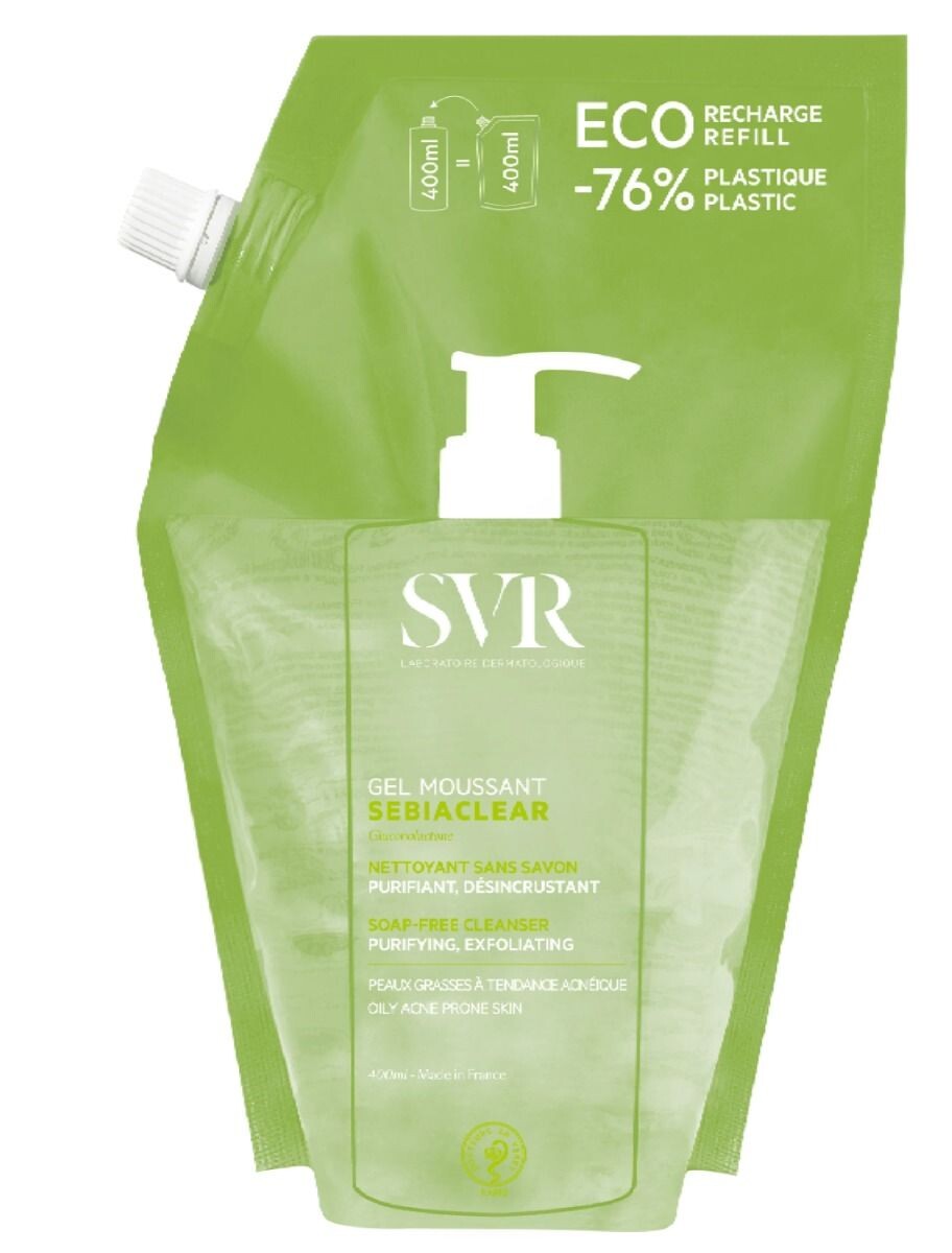 SVR Sebiaclear Gel Moussant гель для умывания лица, 400 ml
SVR Sebiaclear Gel Moussant гель для умывания лица, 400 ml