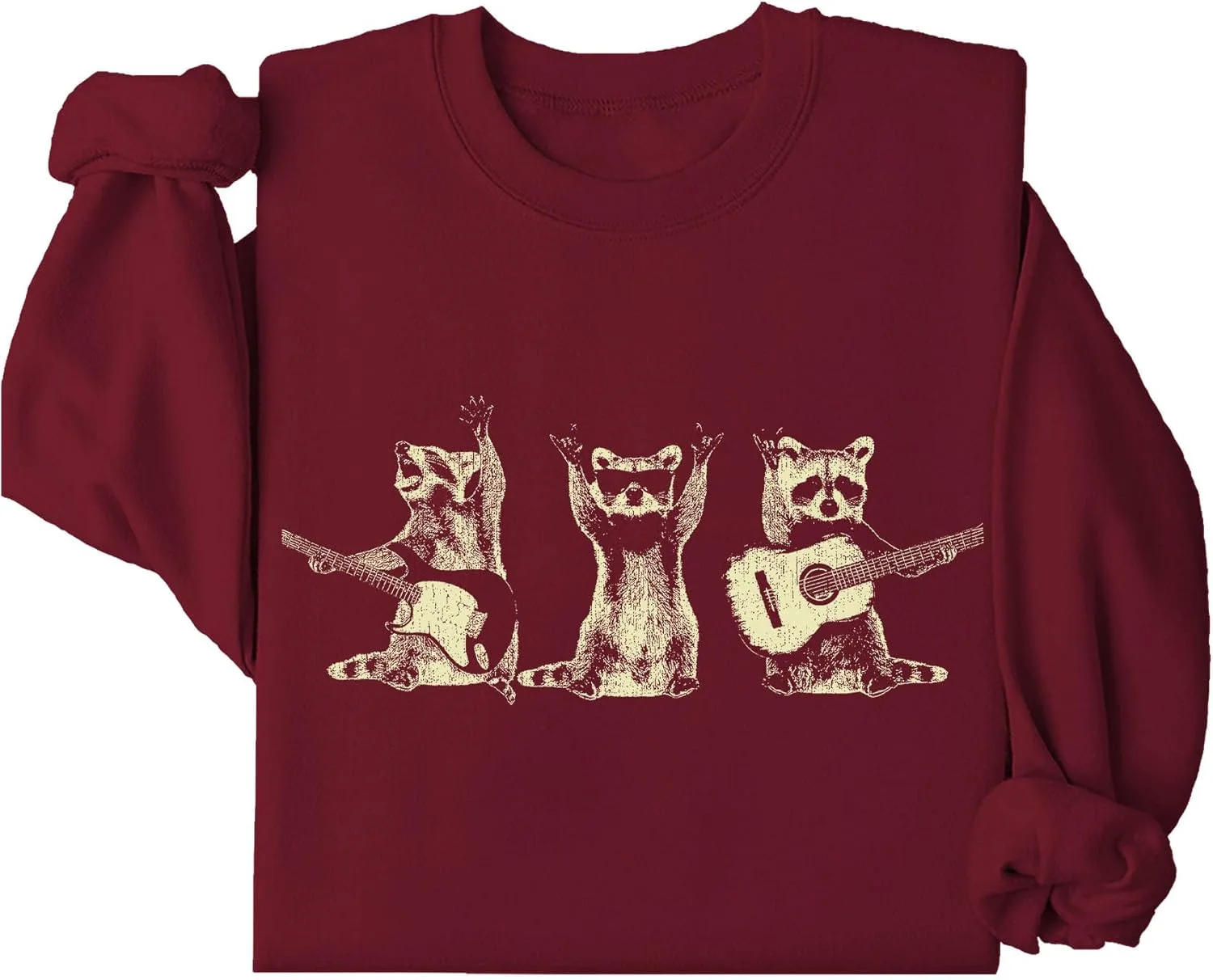 Толстовка с енотом, играющим на гитаре MQZUO
Толстовка с енотом, играющим на гитаре MQZUO