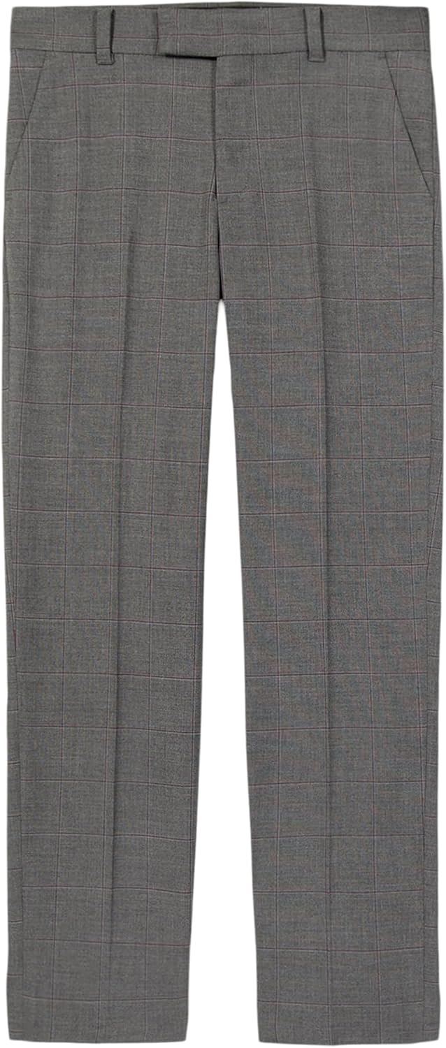 Костюмные брюки Calvin Klein для мальчиков, прямой крой, подшитый низ, шлевки для ремня и функциональные передние карманы., Grey Windowpane
Костюмные брюки Calvin Klein для мальчиков, прямой крой, подшитый низ, шлевки для ремня и функциональные передние карманы., Grey Windowpane